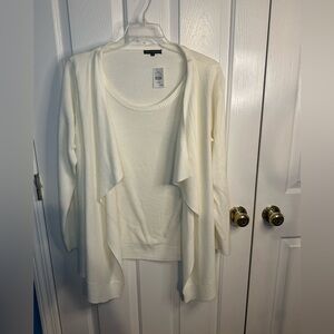 Women's Private Property Off white Overlay one piece Sweater- Xl New‎ with tags